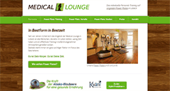 Desktop Screenshot of medical-lounge.eu