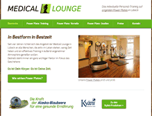 Tablet Screenshot of medical-lounge.eu